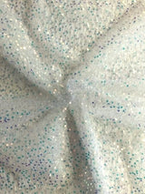 John Lewis Carrington Fabrics Unicorn Sequin Stretch Tulle Fabric, Multi- Buy online at McGrocer
