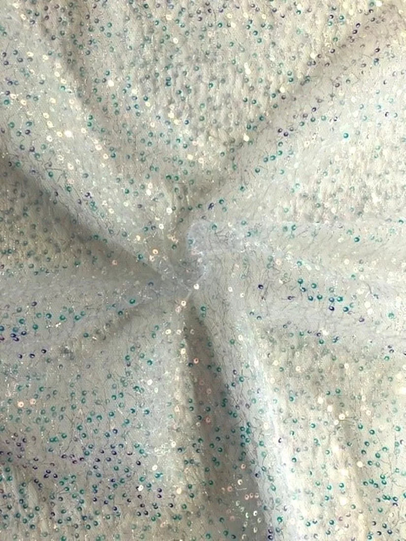 Carrington Fabrics unicorn sequin stretch tulle 135cm British product