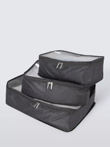 John Lewis John Lewis Foldable Suitcase Packing Cubes Pack of 3 14L Black- Buy online at McGrocer