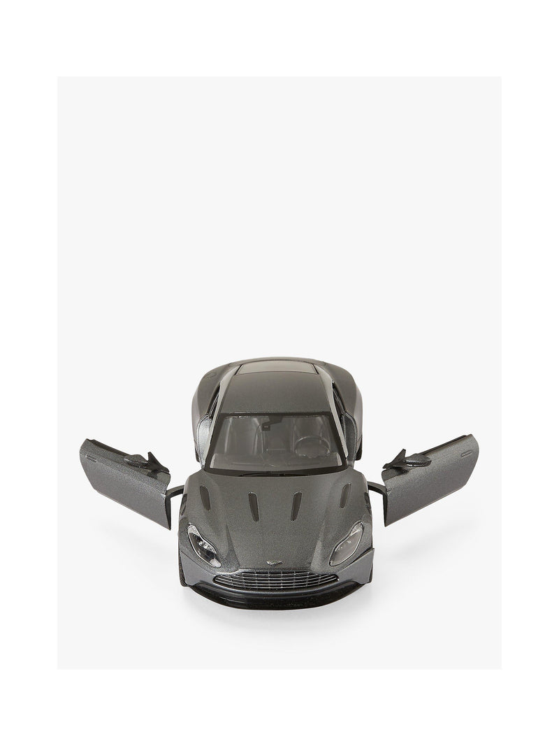John Lewis toy Aston Martin car grey die-cast plastic, UK version