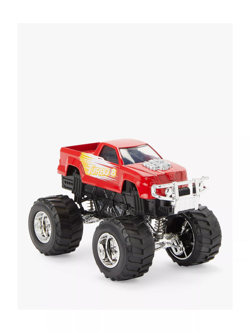 John Lewis monster truck red/multi, imported from the UK