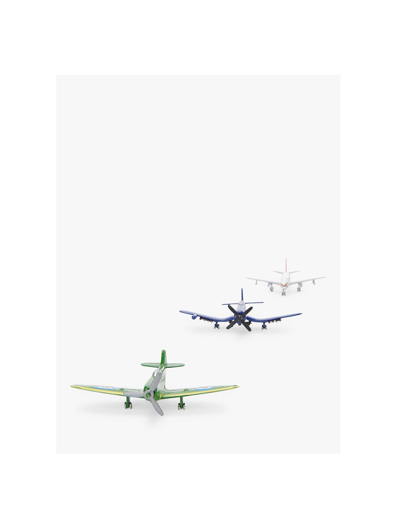 John Lewis assorted toy planes pack of 3, UK version