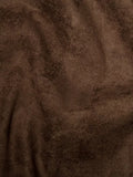 Oddies Textiles brown faux suede fabric (British brand)