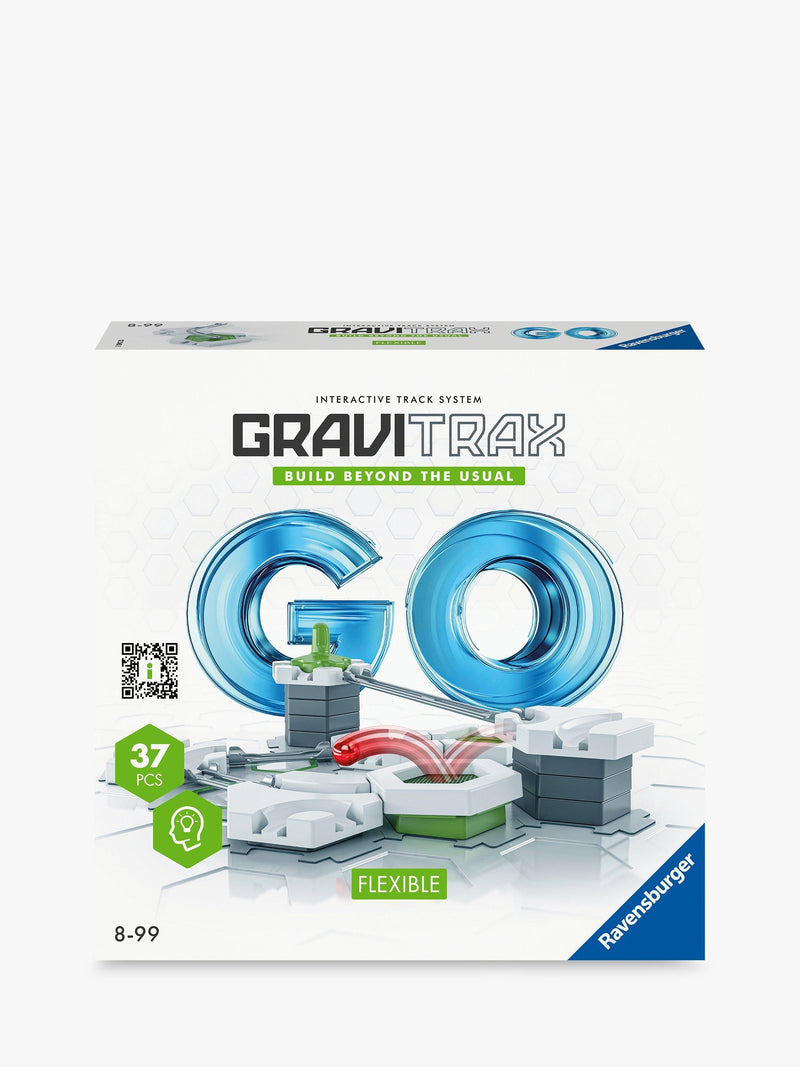 GraviTrax GO Flexible Set 37 piece marble run construction toy, UK version