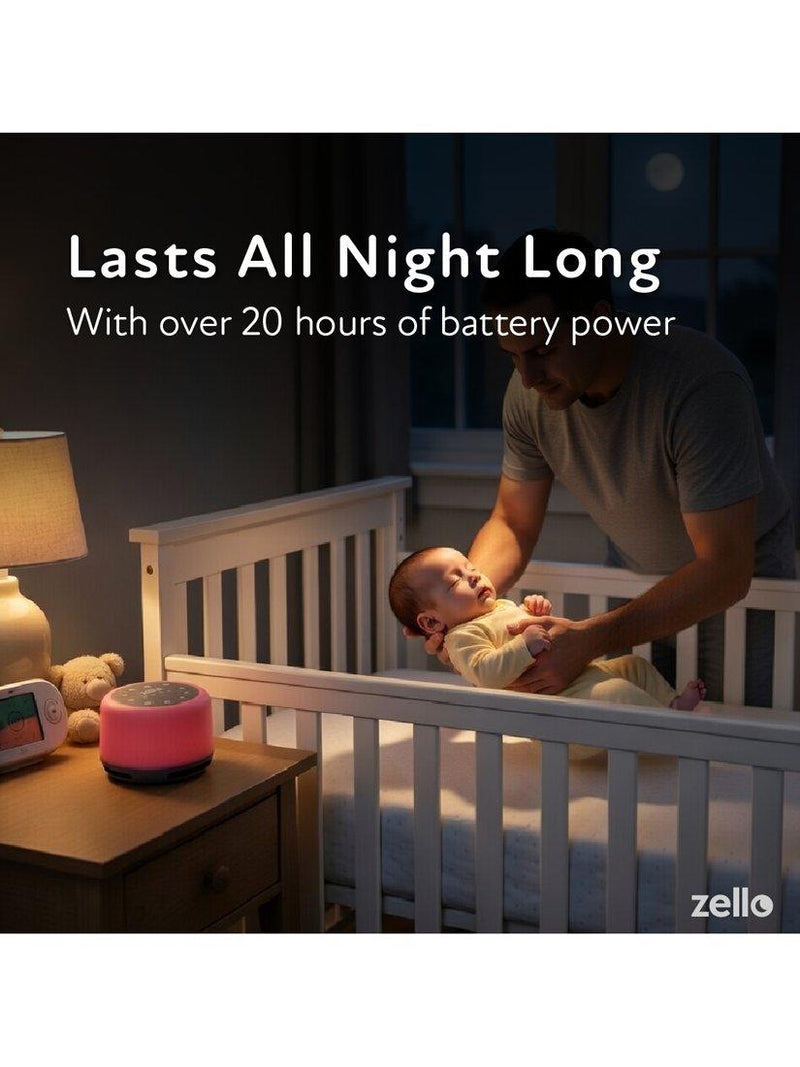 Zello original white noise machine with nightlight, British brand