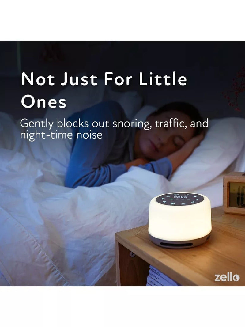 Zello original white noise machine with nightlight, British brand