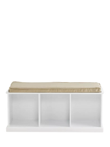 John Lewis Great Little Trading Co Abbeville Storage Bench and Cushion- Buy online at McGrocer