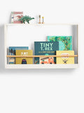 Great Little Trading Co landscape bookshelf white and natural (British brand)
