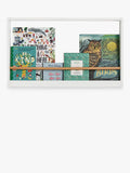 Great Little Trading Co landscape bookshelf white and natural (British brand)