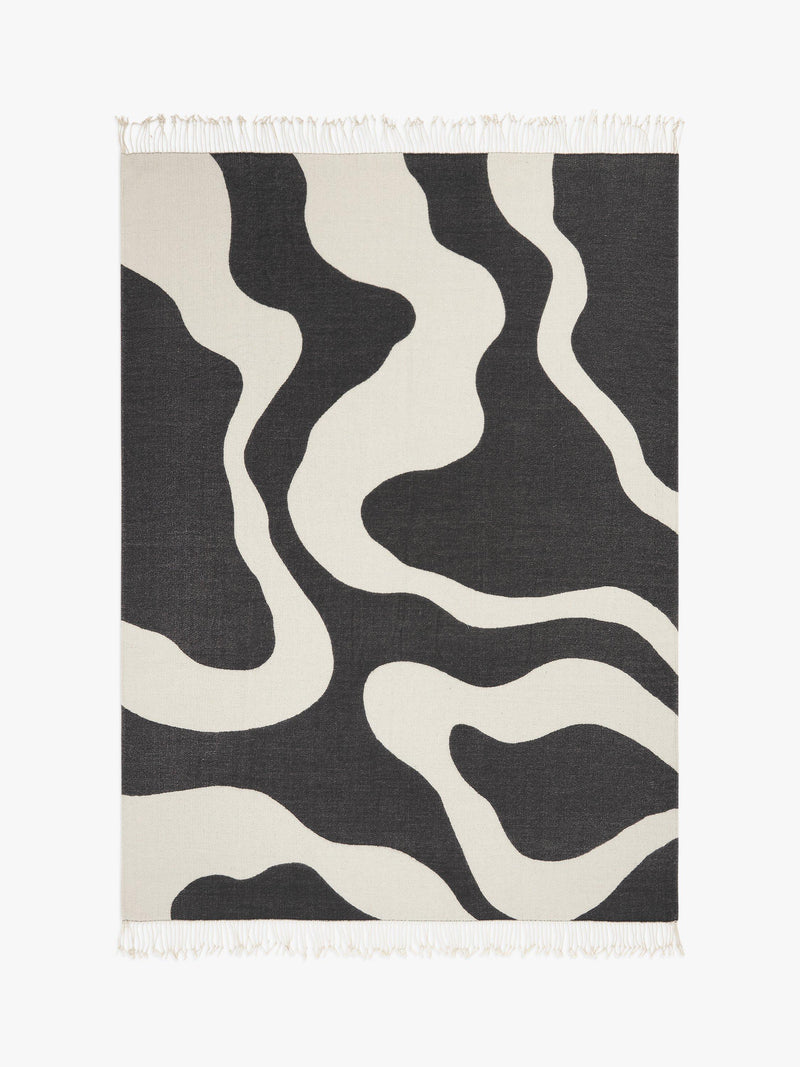 John Lewis Swerve throw single size (British brand)