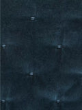 John Lewis Cotton Velvet Quilted Bedspread - Petrol Blue