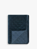 John Lewis Cotton Velvet Quilted Bedspread 220x220cm, UK version
