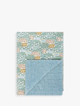 John Lewis John Lewis Alva Reversible Quilted Bedspread Multi Cotton Bedspread 220x220cm- Buy online at McGrocer