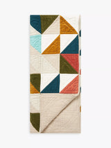 John Lewis John Lewis Colourful Patchwork Quilted Bedspread Multi 220 x 220cm- Buy online at McGrocer