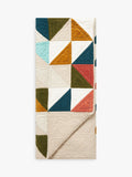 John Lewis colourful patchwork quilted bedspread multi 220 x 220cm, UK version
