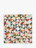 John Lewis colourful patchwork quilted bedspread multi 220 x 220cm, UK version