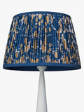 Matthew Williamson Balearic Pleated Lampshade Blue 30x45cm, imported from the UK