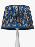 Matthew Williamson Balearic Pleated Lampshade Blue 30x45cm, imported from the UK