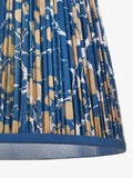 Matthew Williamson Balearic Pleated Lampshade Blue 30x45cm, imported from the UK