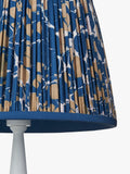 Matthew Williamson Balearic Pleated Lampshade Blue 30x45cm, imported from the UK