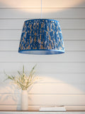 Matthew Williamson Balearic Pleated Lampshade Blue 30x45cm, imported from the UK