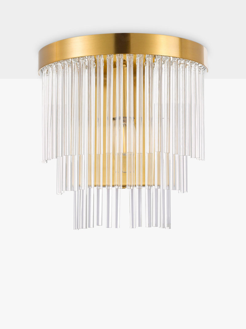 John Lewis Shiminista chandelier wall light matte brass, UK version