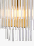 John Lewis Shiminista chandelier wall light matte brass, UK version