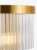 John Lewis Shiminista chandelier wall light matte brass, UK version