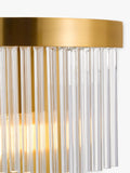 John Lewis Shiminista chandelier wall light matte brass, UK version