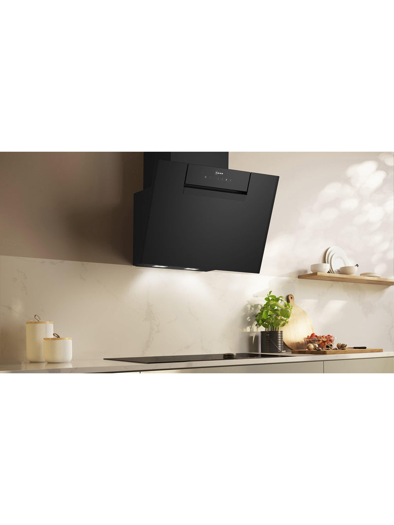 Neff N50 angled chimney cooker hood 60cm black (British brand)