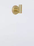 John Lewis brushed brass Elegance robe hook, imported from the UK