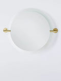 John Lewis Elegance Bathroom Mirror Chrome Effect Round Wall Mounted 45x53x5cm