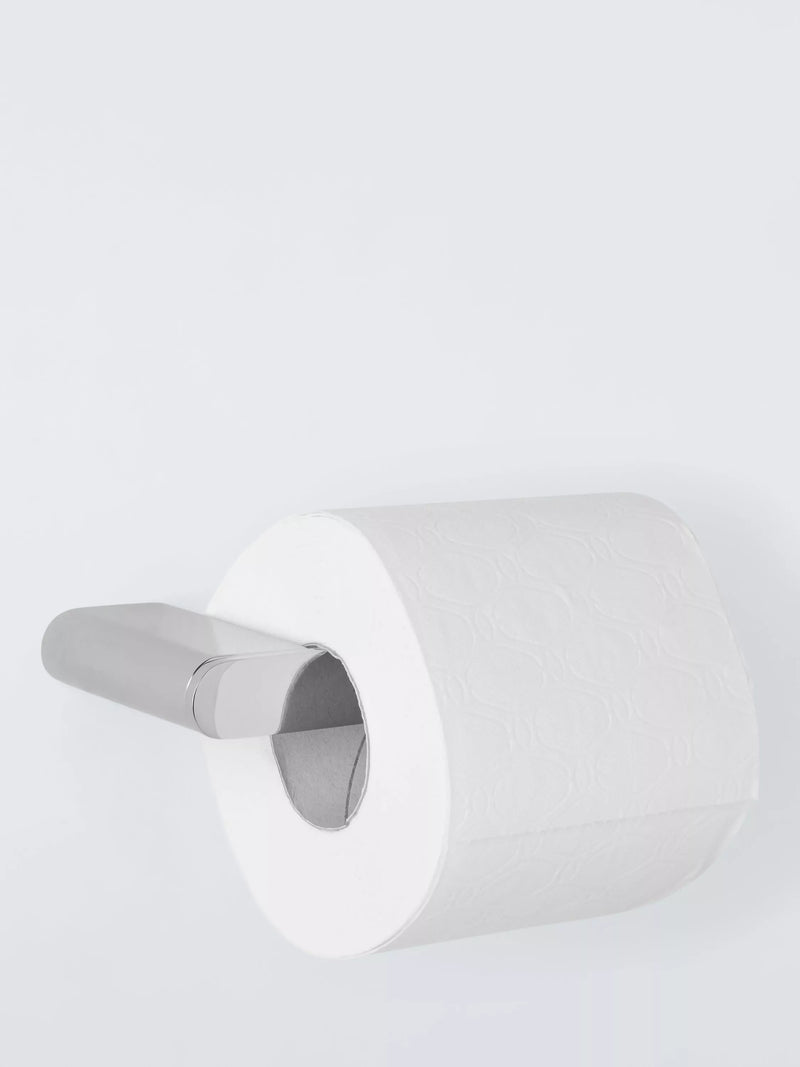 John Lewis toilet roll holder silver chrome effect, imported from the UK