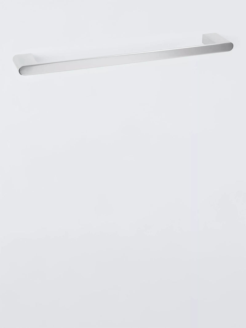 John Lewis Project Towel Rail 45cm silver chrome effect (British brand)