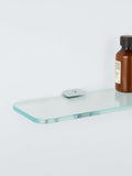 John Lewis Project glass shelf chrome effect - British product