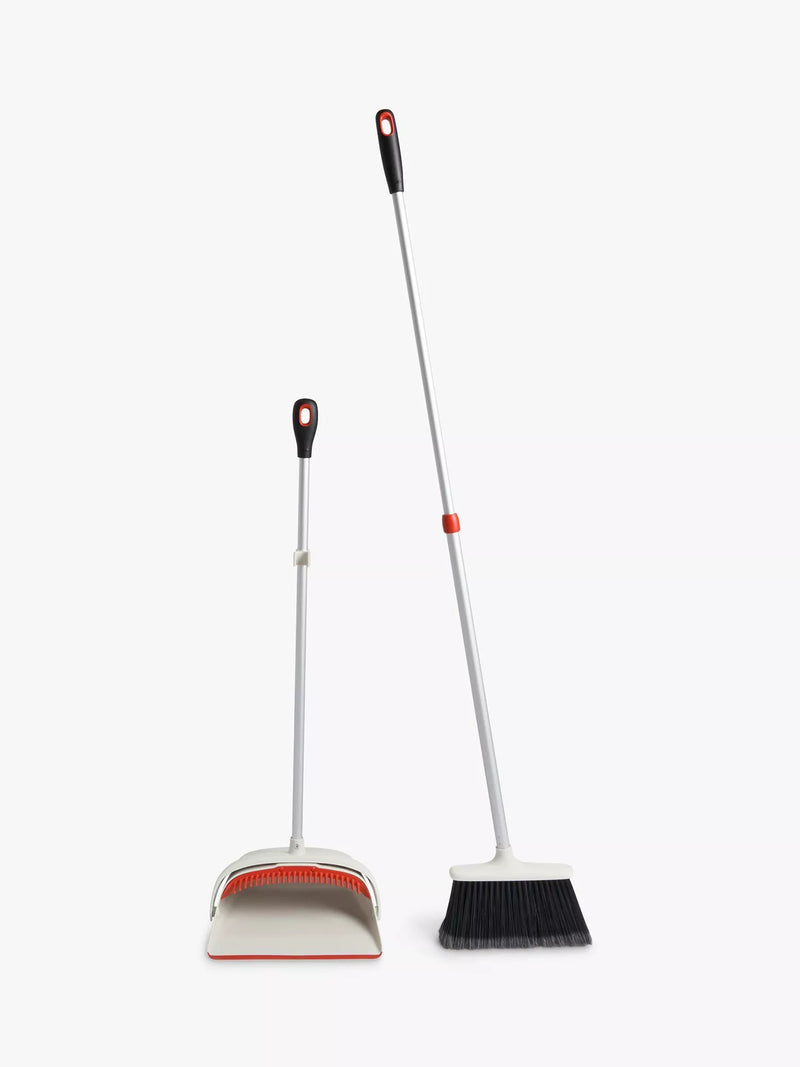 OXO Good Grips Sweep Set with extendable broom, imported from the UK