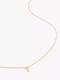 Monica Vinader Yellow Gold Small Initial Pendant Necklace