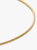 Monica Vinader Round Thin Snake Chain Necklace 41-46cm - British product