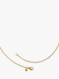 Monica Vinader diamond heart necklace in gold vermeil - British product