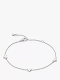 Monica Vinader Heart Chain Bracelet 18.3cm