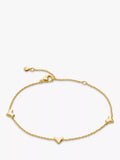 Monica Vinader heart chain bracelet 18.3cm - British product