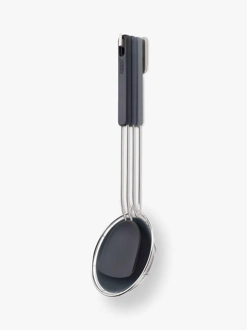 Joseph Joseph compact wok set with silicone tools and skimmer, 3 piece, UK version