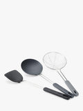 Joseph Joseph compact wok set with silicone tools and skimmer, 3 piece, UK version