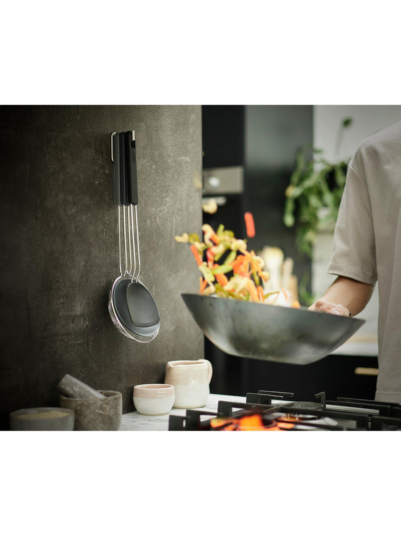 Joseph Joseph compact wok set with silicone tools and skimmer, 3 piece, UK version