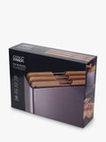 Joseph Joseph Folio bamboo chopping boards set stainless steel case - British product