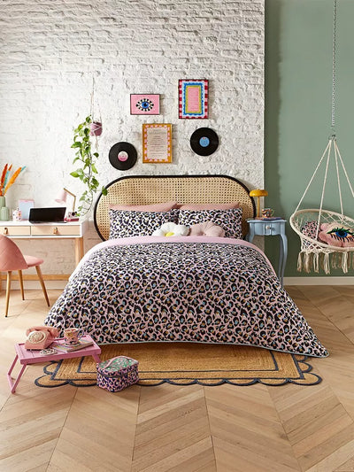 John Lewis Eleanor Bowmer Leopard Coverless Duvet & Pillowcase Set Double 10.5 Tog- Buy online at McGrocer