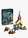 Harry Potter Themed Boathouse Building Toy Set with 7 Character Figures, 350 Pieces