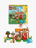 House Visit Themed Building Set with Minifigures, Balloon, and Workbench, 389 Pieces, for Ages 6+