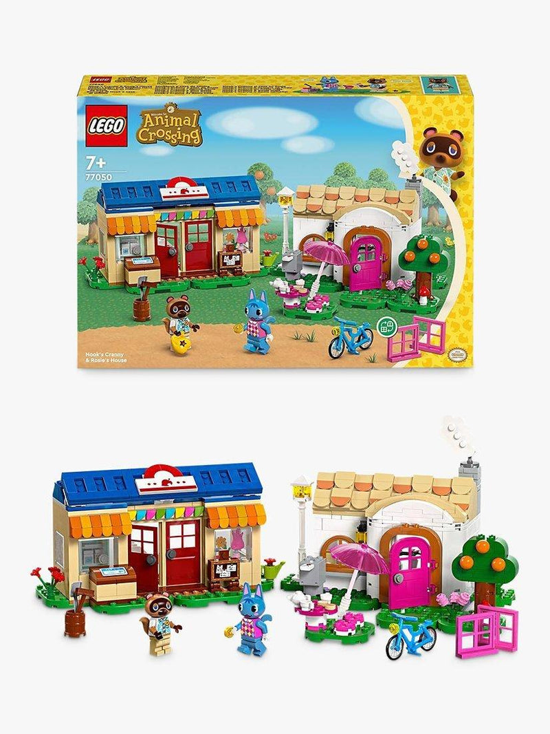 Lego Animal Crossing Nook's Cranny and Rosie's House building set with 535 pieces, UK version