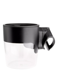 Black Nuna cup holder for MIXX and DEMI strollers, imported from the UK
